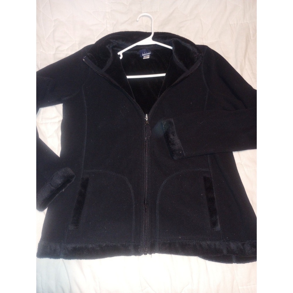 Basic editions fleece lined jacket medium